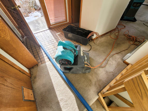 Water damage restoration process in UT